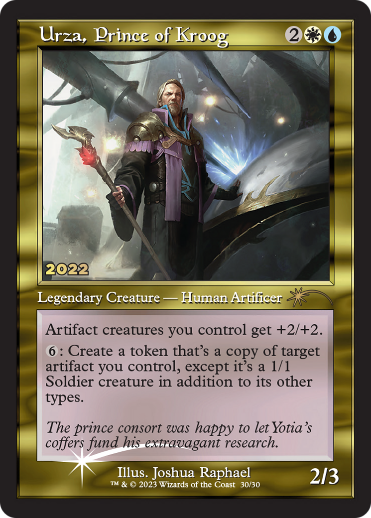 Urza, Prince of Kroog [30th Anniversary Promos] 