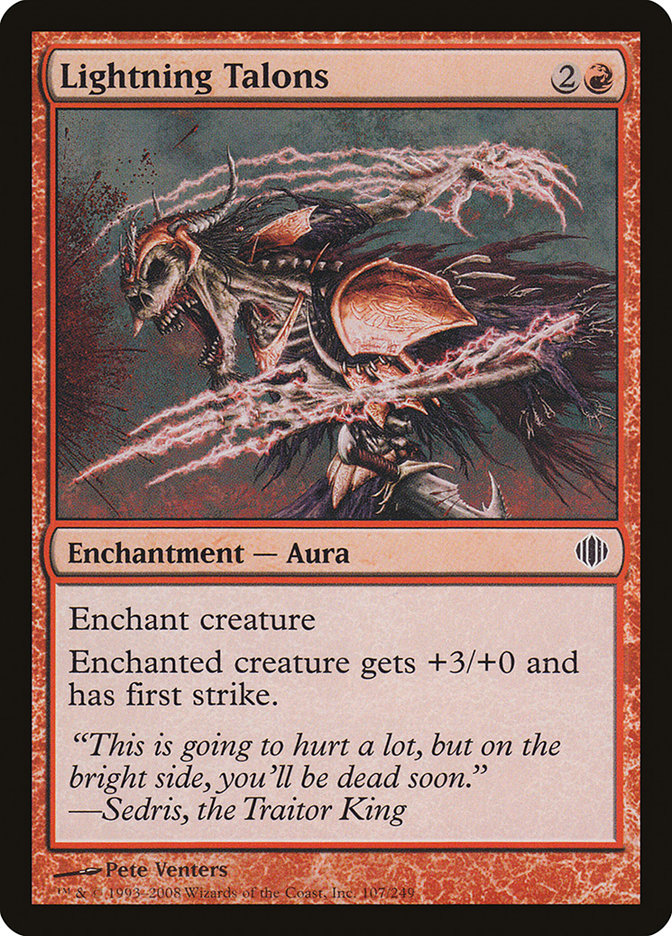 Lightning Talons [Shards of Alara] 