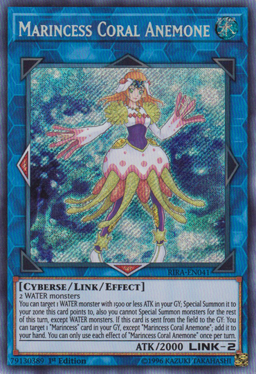 Marincess Coral Anemone [RIRA-EN041] Secret Rare 