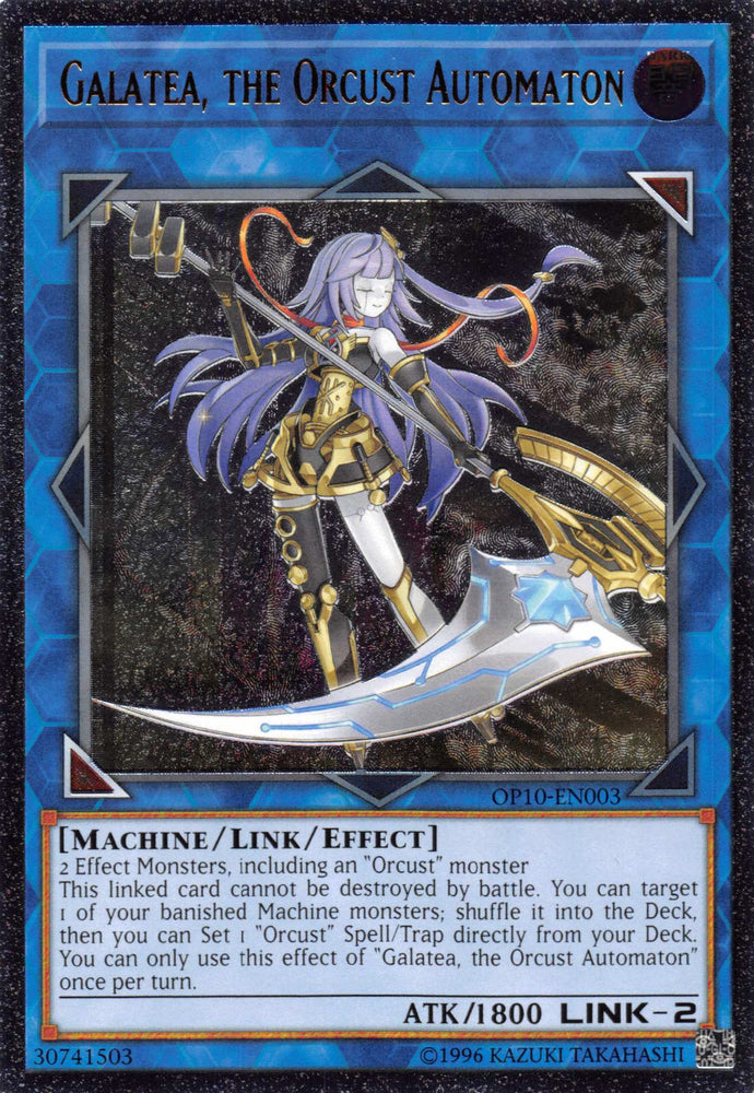 Galatea, the Orcust Automaton [OP10-EN003] Ultimate Rare 