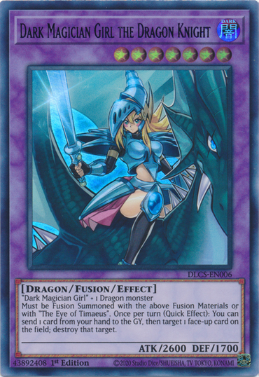 Dark Magician Girl the Dragon Knight (Purple) [DLCS-EN006] Ultra Rare 