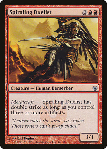 Spiraling Duelist [Mirrodin Besieged] 