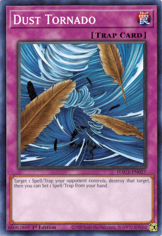 Dust Tornado (Duel Terminal) [HAC1-EN027] Parallel Rare 