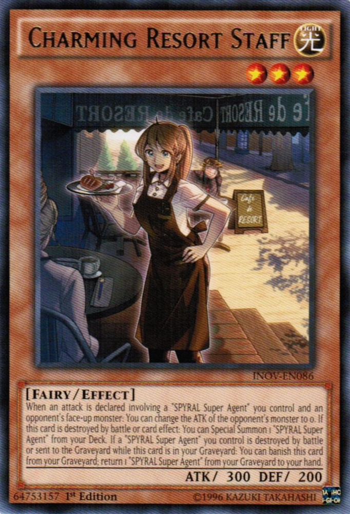 Charming Resort Staff [INOV-EN086] Rare 