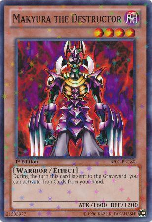 Makyura the Destroyer [BP01-EN180] Starfoil Rare 