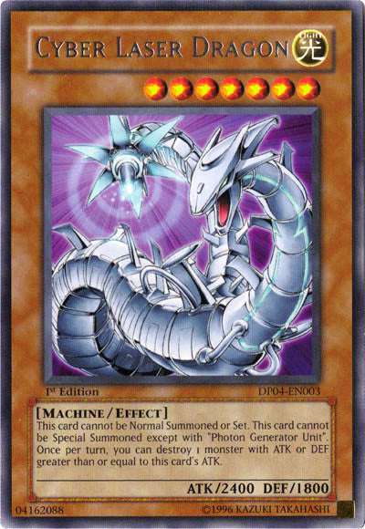 Cyber ​​Laser Dragon [DP04-EN003] Rare 