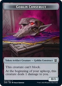 Goblin Construct // Kor Warrior Double-Sided Token [Zendikar Rising Tokens] 