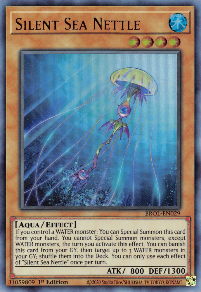 Silent Sea Nettle [BROL-EN029] Ultra Rare 