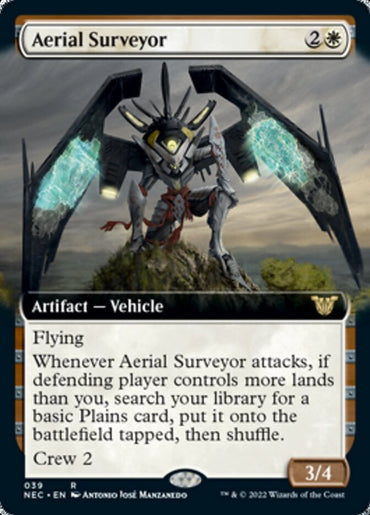 Aerial Surveyor (Extended Art) [Kamigawa: Neon Dynasty Commander] 