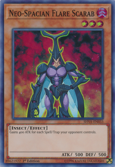 Neo-Spacian Flare Scarab [SHVA-EN033] Super Rare 