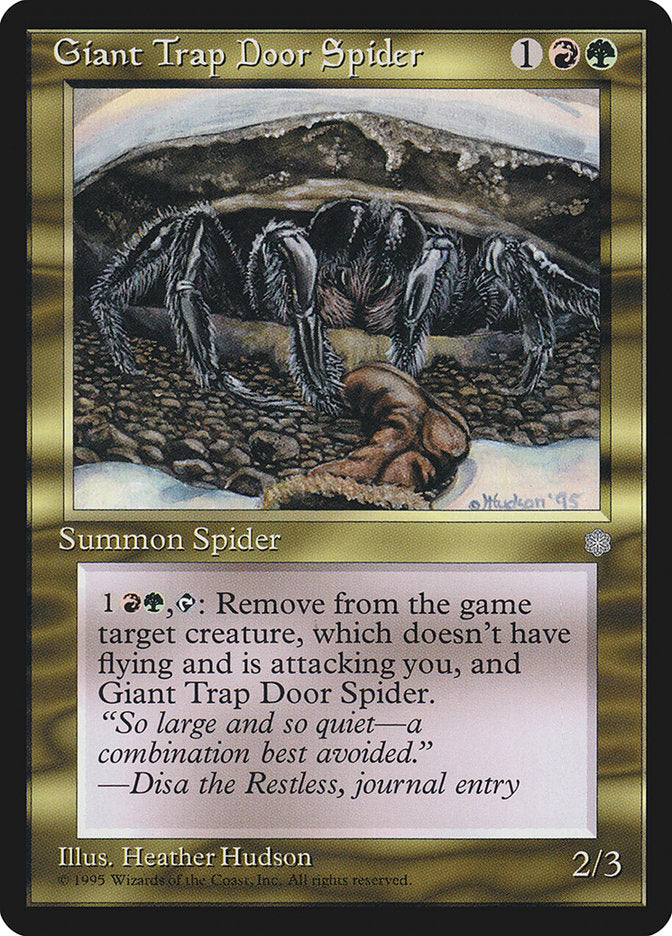 Giant Trap Door Spider [Ice Age] 