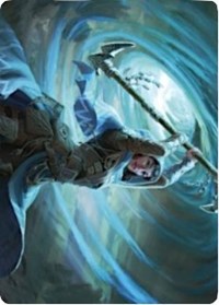 Sea Gate Stormcaller Art Card [Zendikar Rising Art Series] 