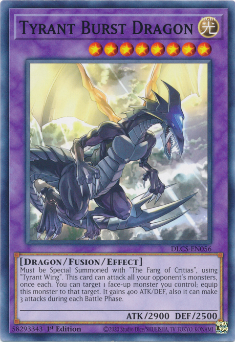 Tyrant Burst Dragon [DLCS-EN056] Common 