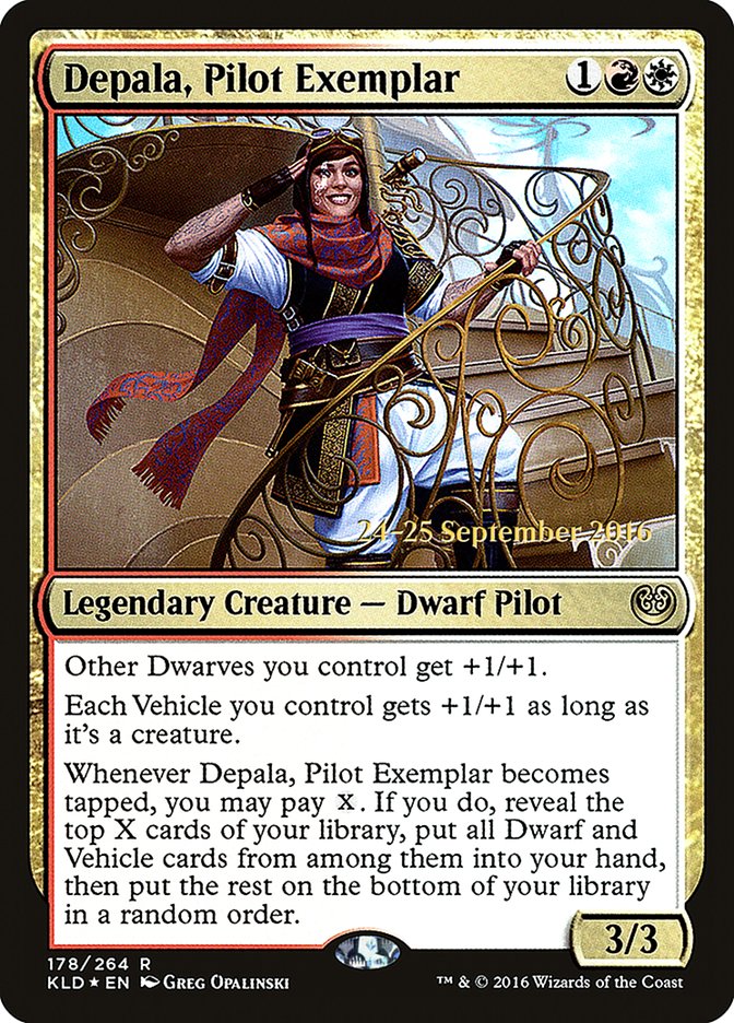 Depala, Pilot Exemplar [Kaladesh Prerelease Promos] 