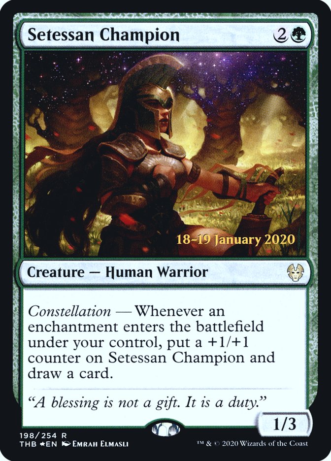 Setessan Champion [Theros Beyond Death Prerelease Promos] 