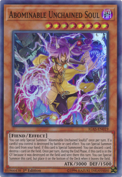 Abominable Unchained Soul [IGAS-EN019] Super Rare 