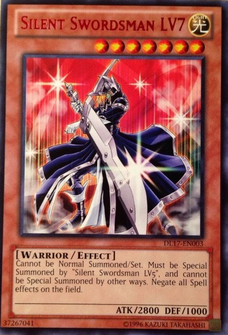 Silent Swordsman LV7 (Red) [DL17-EN003] Rare 