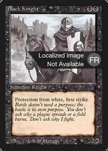 Black Knight [Foreign Black Border] 