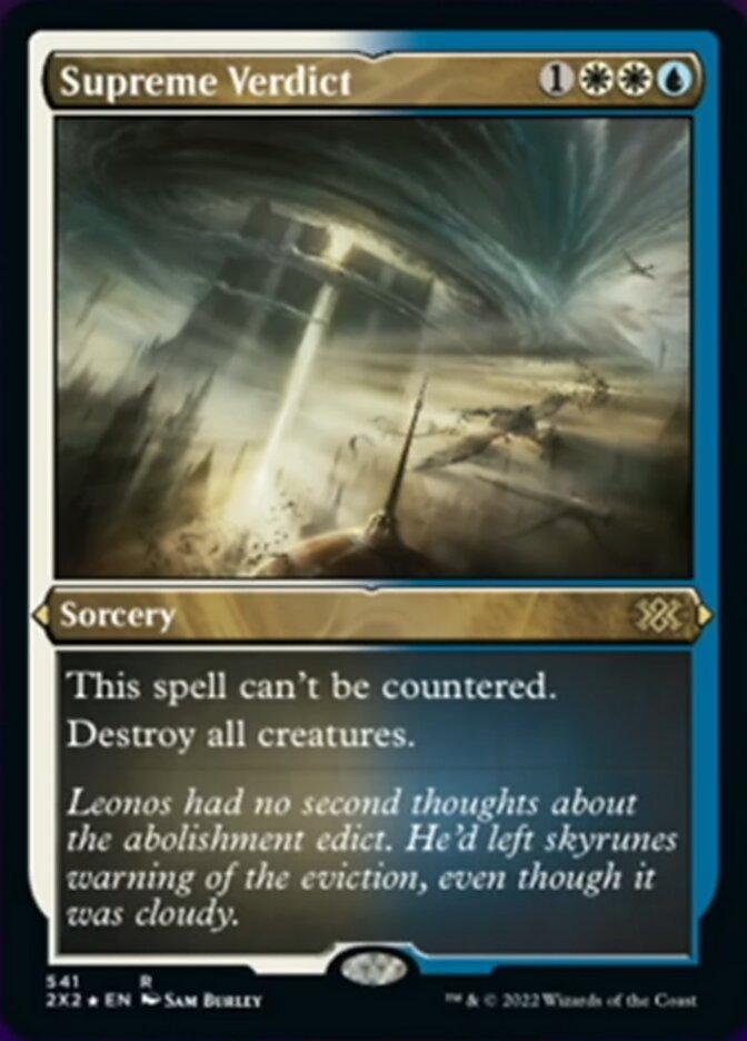 Supreme Verdict (Foil Etched) [Double Masters 2022] 