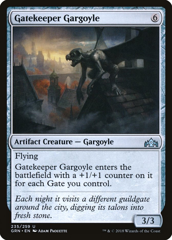 Gatekeeper Gargoyle [Guilds of Ravnica] 