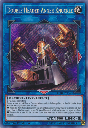 Double Headed Anger Knuckle [BLHR-EN048] Secret Rare 