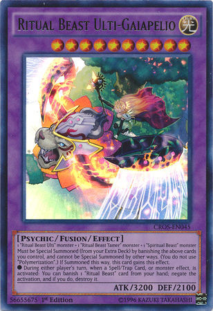 Ritual Beast Ulti-Gaiapelio [CROS-EN045] Ultra Rare 