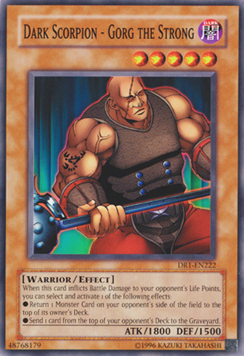 Dark Scorpion - Gorg the Strong [DR1-EN222] Common 