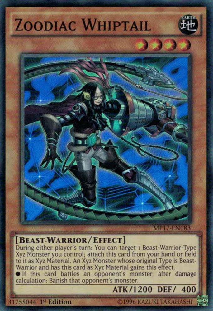 Zoodiac Whiptail [MP17-EN183] Super Rare 