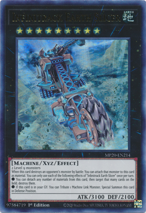 Infinitrack Earth Slicer [MP20-EN214] Ultra Rare 