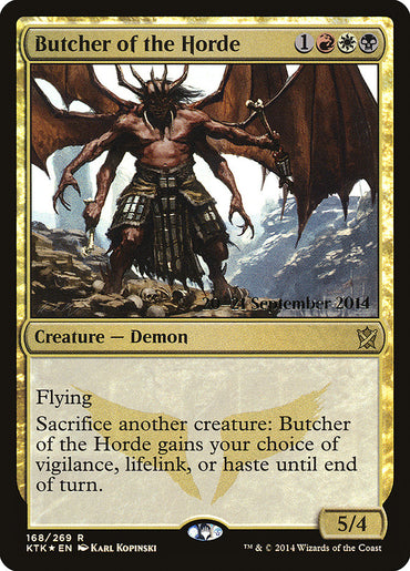 Butcher of the Horde [Khans of Tarkir Prerelease Promos] 