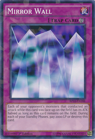 Mirror Wall [BP03-EN188] Shatterfoil Rare 