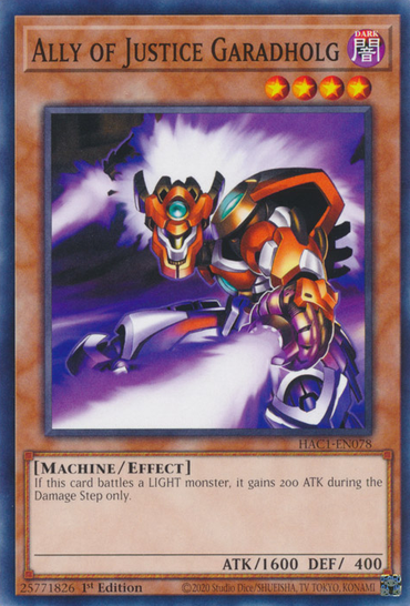 Ally of Justice Garadholg [HAC1-EN078] Common 