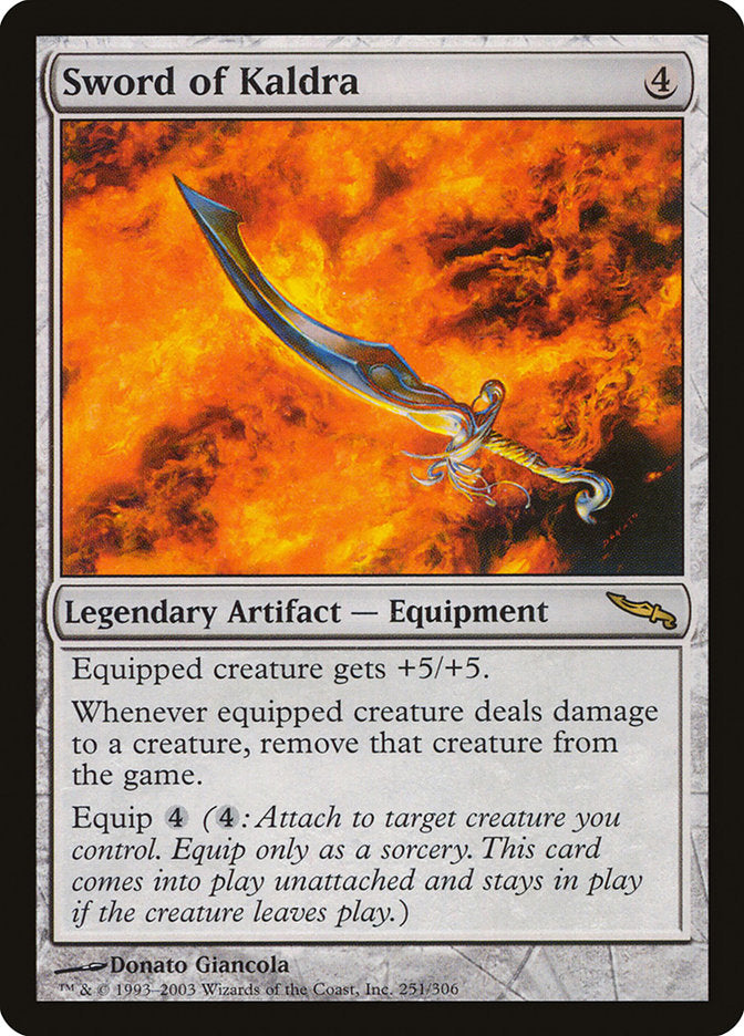 Sword of Kaldra [Mirrodin] 