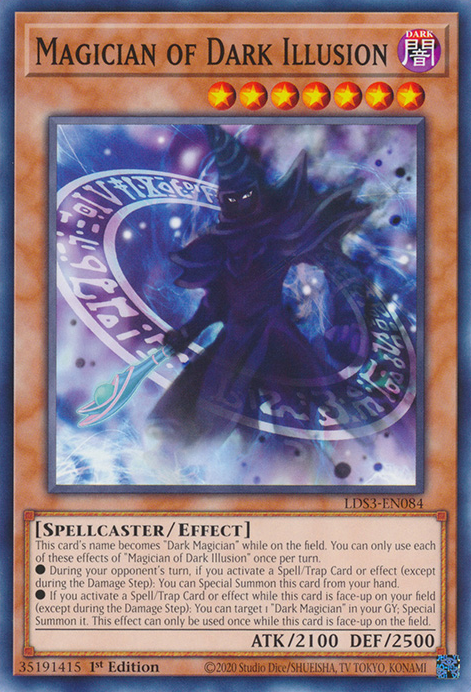 Magician of Dark Illusion [LDS3-EN084] Common 