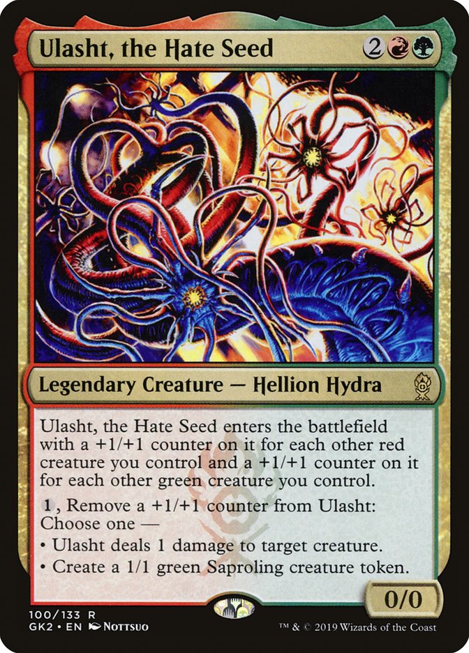 Ulasht, the Hate Seed [Ravnica Allegiance Guild Kit]