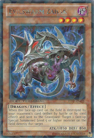 Evilswarm Zahak [DT07-EN025] Rare 
