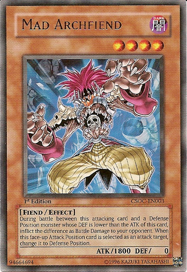 Mad Archfiend [CSOC-EN003] Rare 