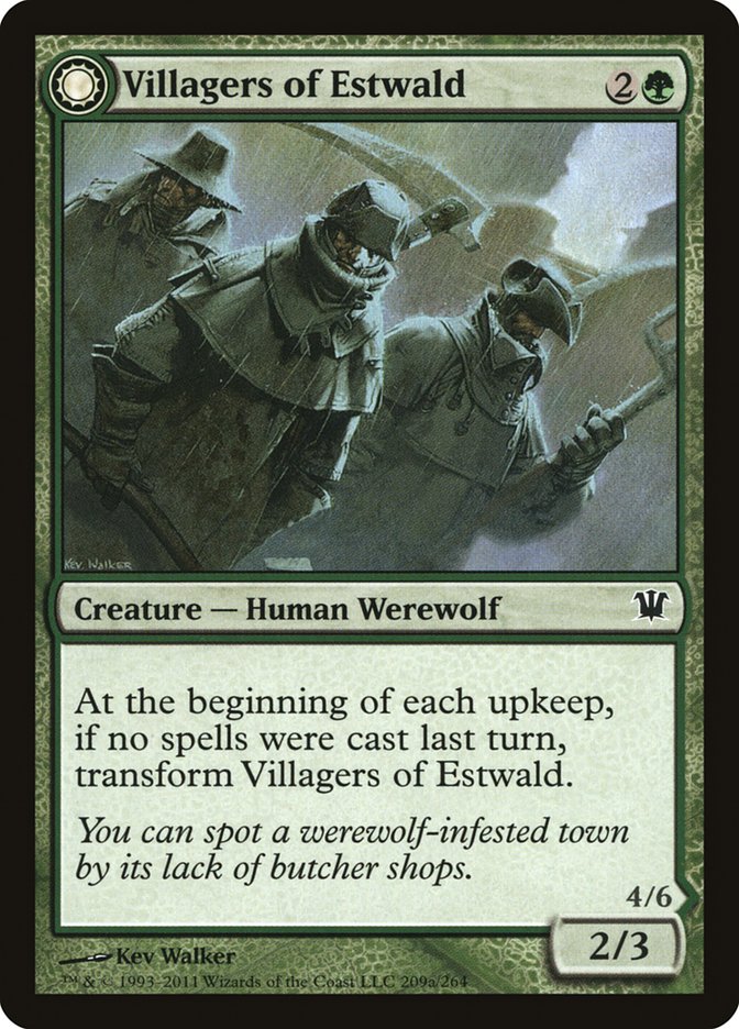 Villagers of Estwald // Howlpack of Estwald [Innistrad] 