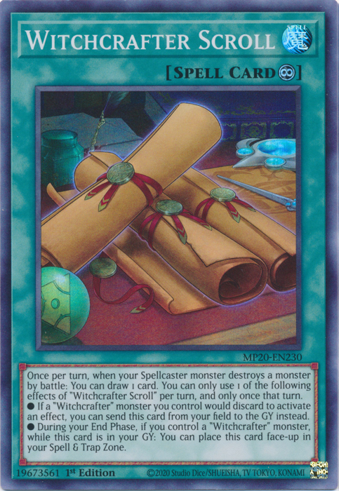 Witchcrafter Scroll [MP20-EN230] Super Rare 