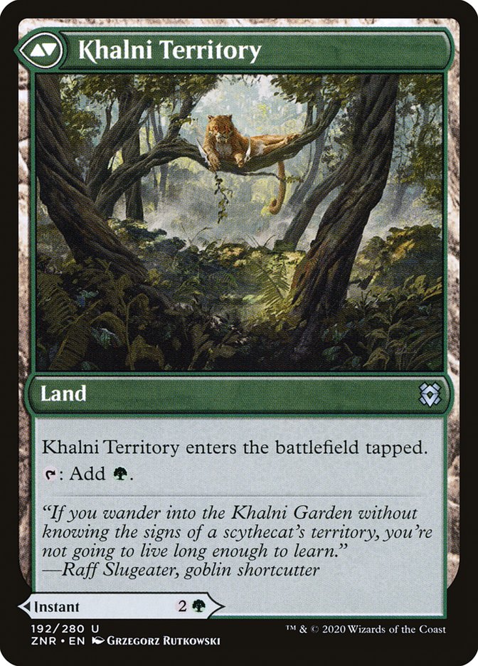 Khalni Ambush // Khalni Territory [Zendikar Rising] 