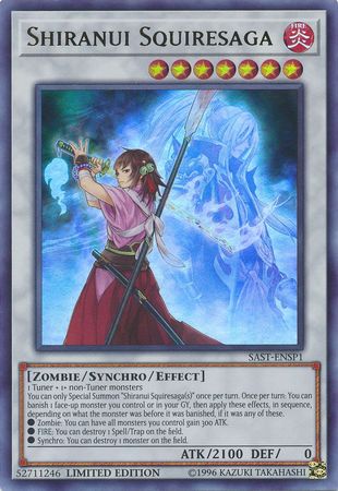 Shiranui Squiresaga [SAST-ENSP1] Ultra Rare 