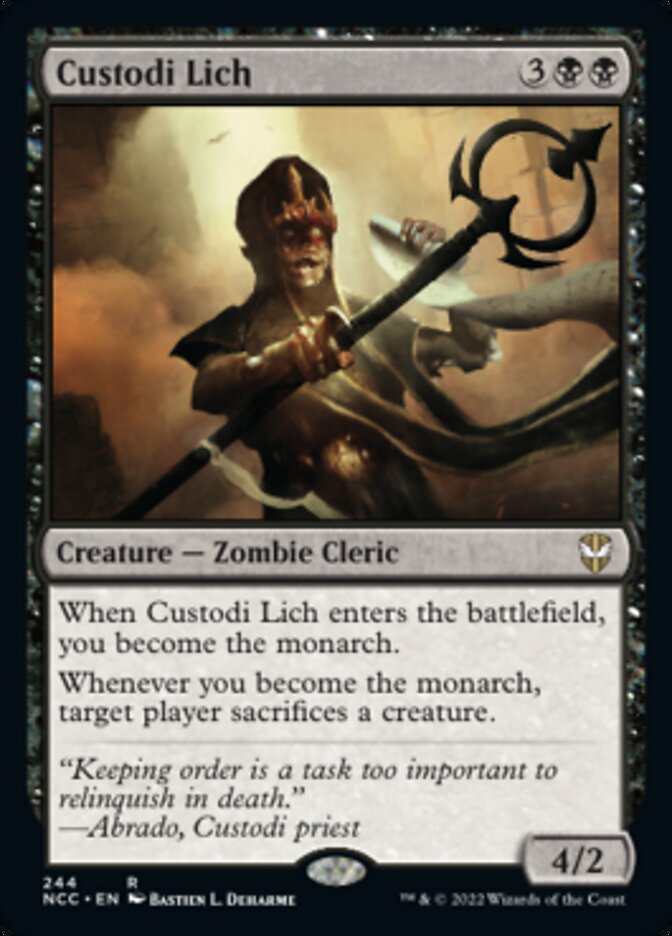 Custodi Lich [Streets of New Capenna Commander]