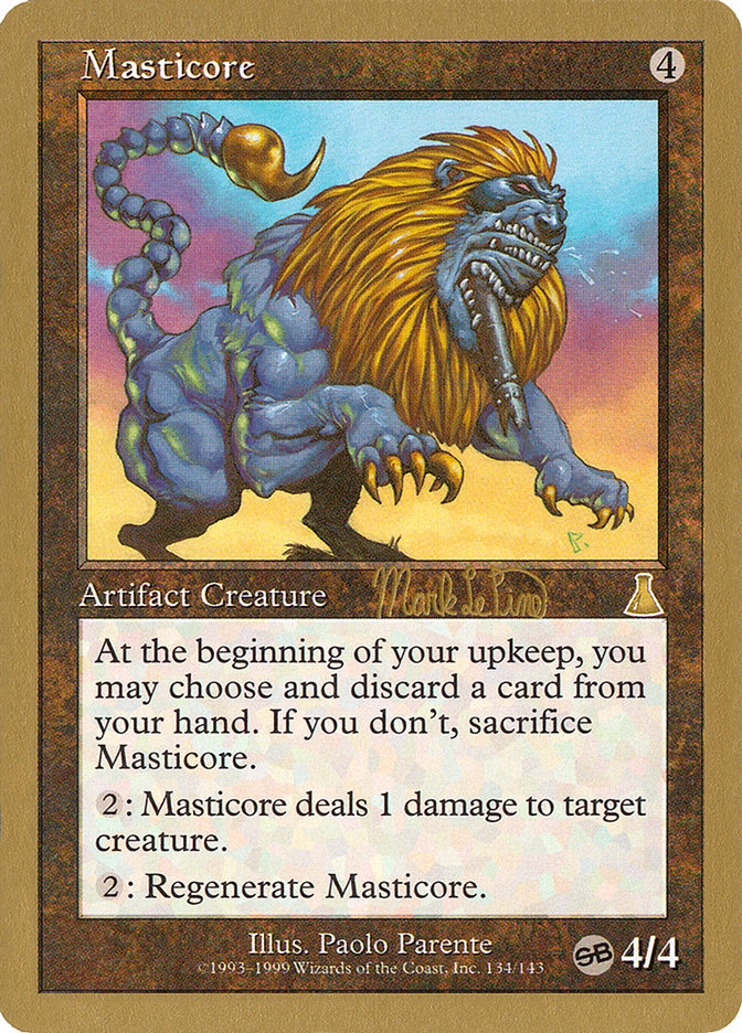 Masticore (Mark Le Pine) (SB) [World Championship Decks 1999] 