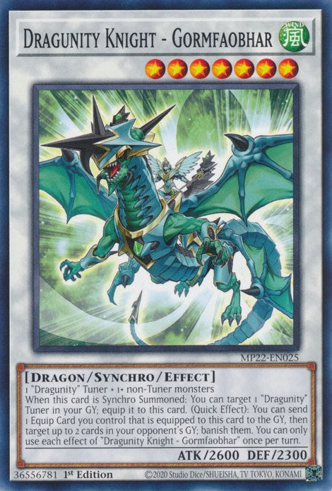 Dragunity Knight - Gormfaobhar [MP22-EN025] Common 