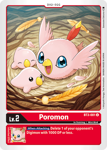 Poromon [BT3-001] [Release Special Booster Ver.1.5] 