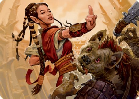 Half-Elf Monk Art Card [Dungeons & Dragons: Adventures in the Forgotten Realms Art Series] 