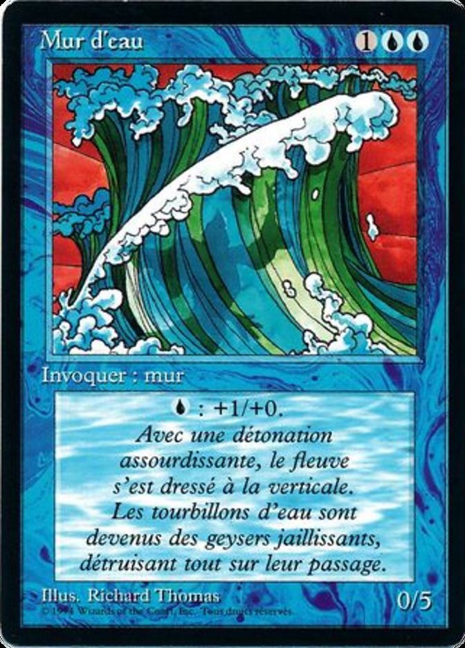 Wall of Water [Foreign Black Border] 