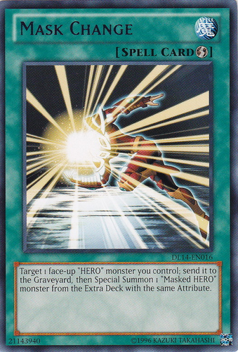 Mask Change (Blue) [DL14-EN016] Rare 