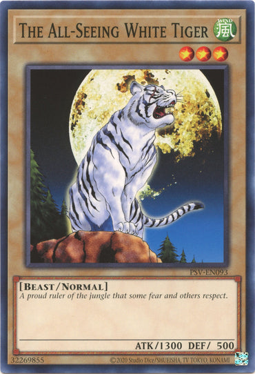 The All-Seeing White Tiger (25th Anniversary) [PSV-EN093] Common 