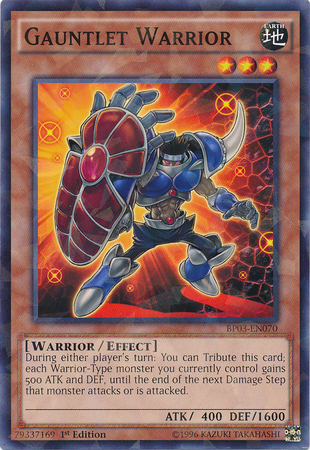 Gauntlet Warrior [BP03-EN070] Shatterfoil Rare 